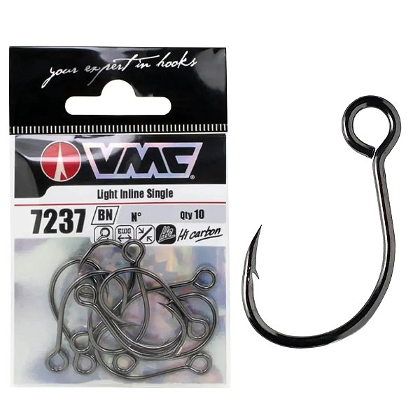 Anzol Light Inline Single Black Nickel C/10 - VMC