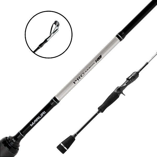 Vara Para Carretilha Interiça Pro Carbon 183cm C601- Maruri