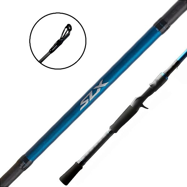 Vara Para Carretilha Interiça 6'5" SLX 1.95m 6-14 Libras Detalhe Azul - Shimano