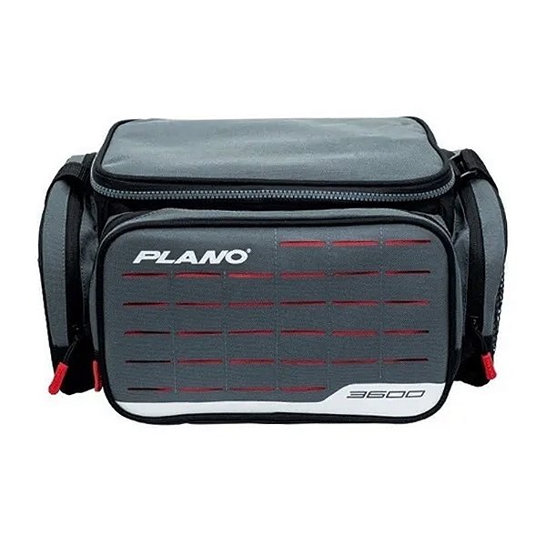Bolsa Plano Weekend Series 3600 c/ 2 Estojos Cinza Vermelho - Plano