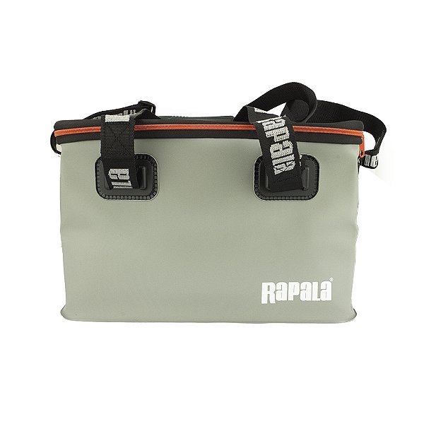 Bolsa Hydro Tackle Impermeavel 40x26x26cm Cinza Preto Vermelho - Rapala