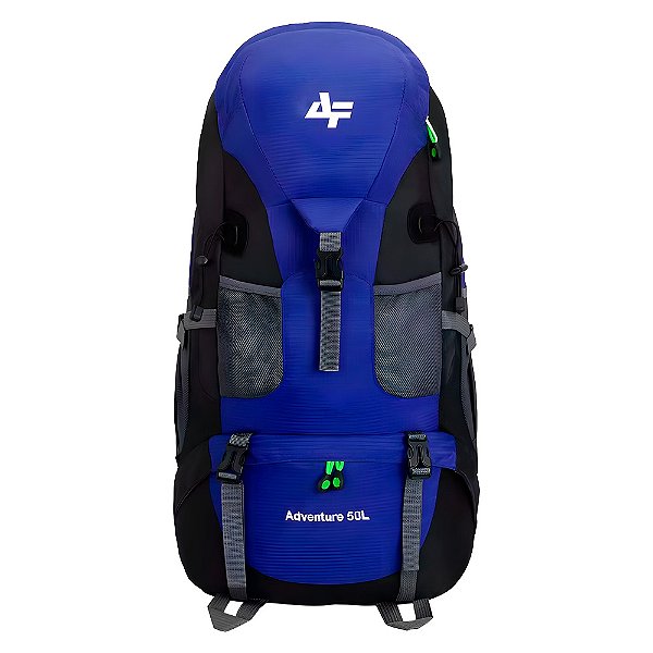 Mochila Cargueira Trekking Adventure 50 Litros BLS-DC50L Azul - Albatroz