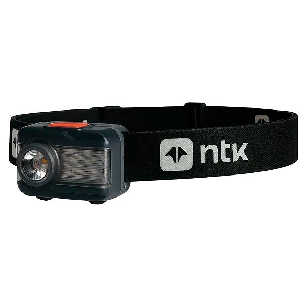 Lanterna de Cabeça Dual 400 Lumens com Carregamento Híbrido - NTK