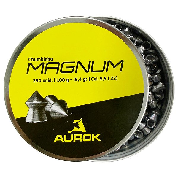 Chumbinho Magnum 5.5mm 250un. - Aurok