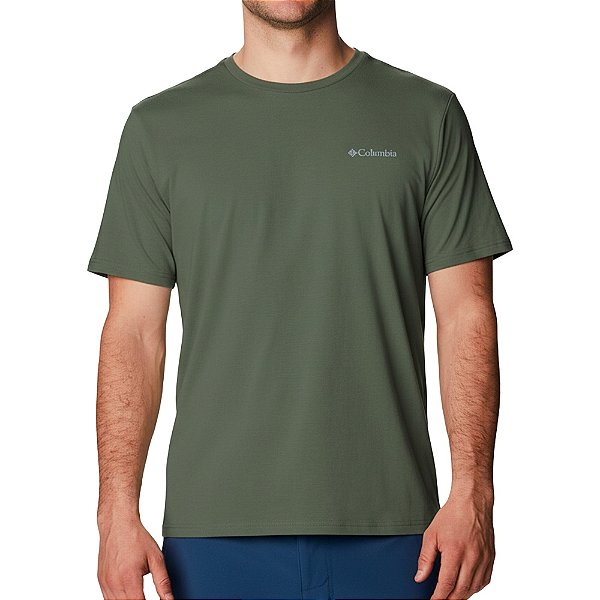 Camiseta Neblina Masculina M/C Cypress Verde - Columbia