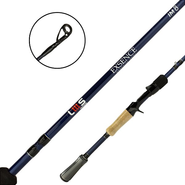 Vara Para Carretilha Interiça Exsence Cast 6'3 IM8 Blue 1.90mt 8-20LB - LMS