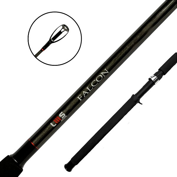 Vara Para Carretilha Falcon 2 Partes 2.40mt  20-50Lb - LMS