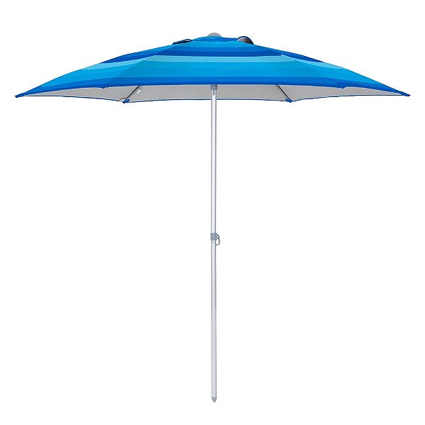 Guarda Sol Aluminio Milagres 2.40m Degrade Azul - Bel