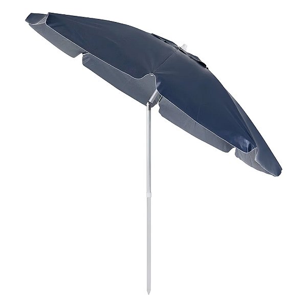 Guarda-Sol Bagum Top 2.40m Aluminio/Fibra de Vidro Azul Marinho - Bel