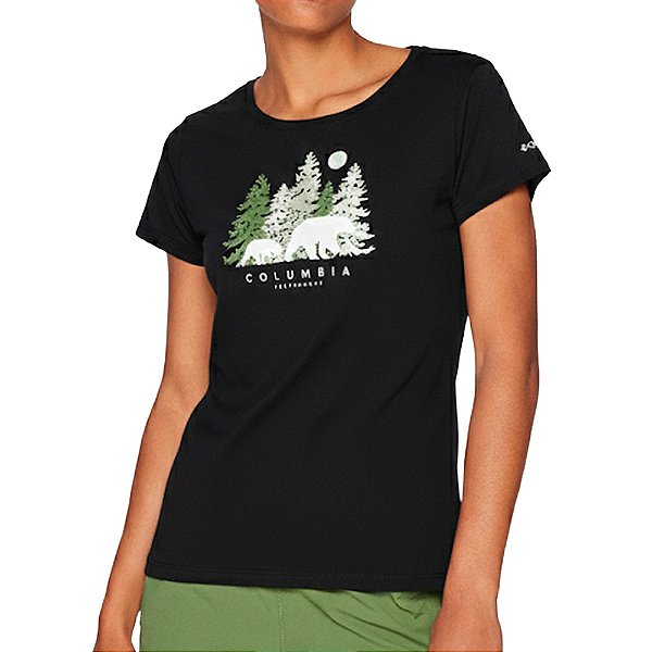 Camiseta Feminina Treehome Preto - Columbia
