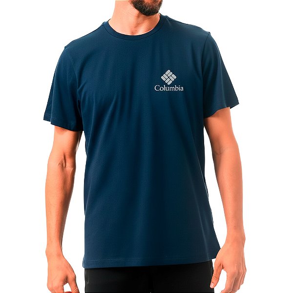 Camiseta Basica CSC Stacked Dark Mountain - Columbia