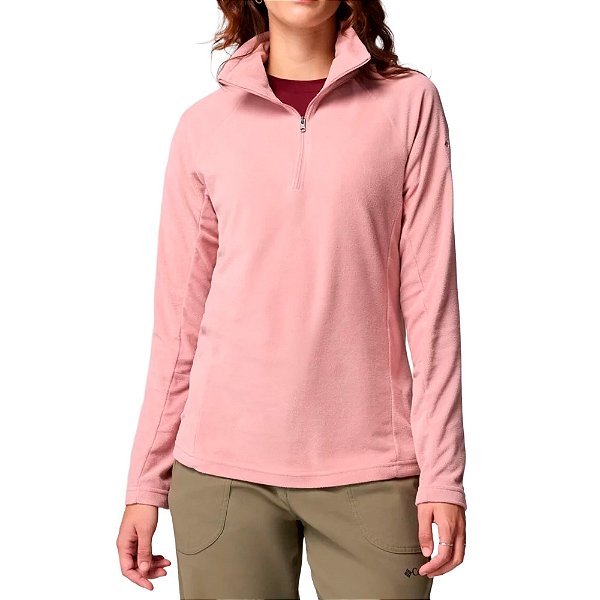 Blusão Fleece Feminino Glacial™ IV 1/2 Zip Eraser Pink - Columbia
