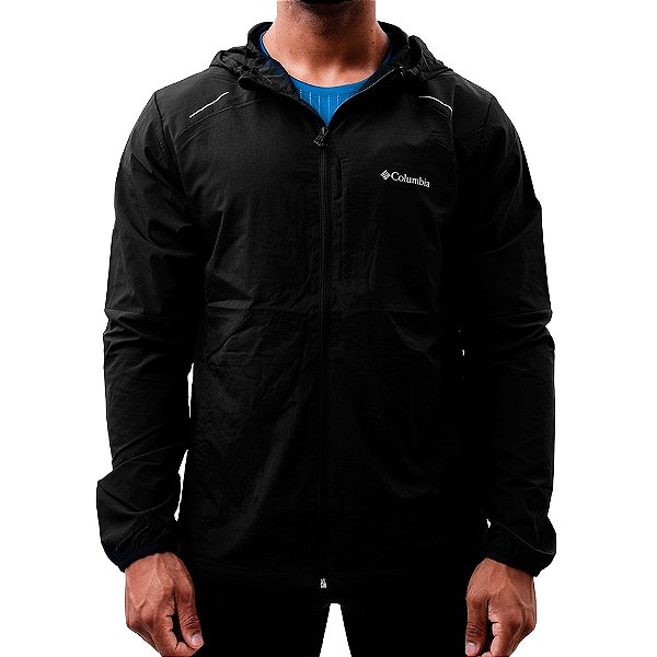 Jaqueta Masculina Tech Nylon Hoodie Preta - Columbia