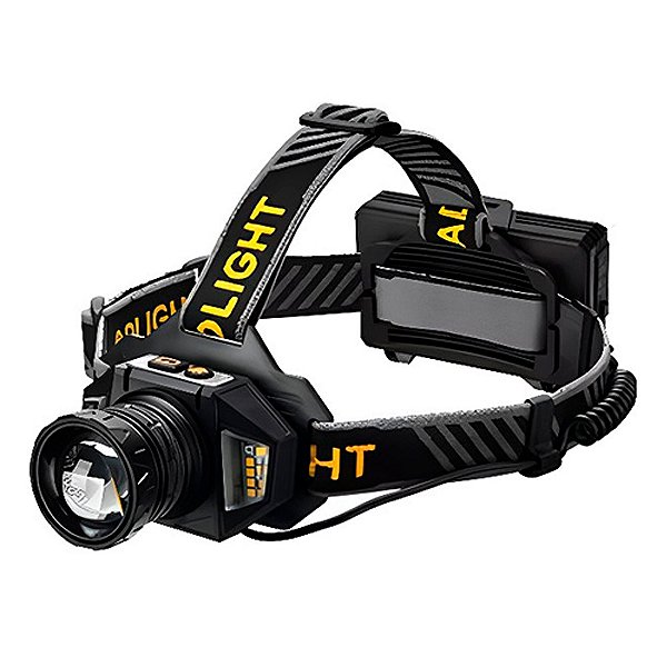 Lanterna De Cabeça Sensor Movimento Led Vermelho / Amarelo / Branco BM-815 - B-Max