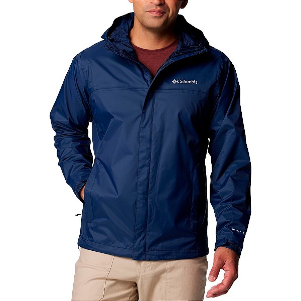 Jaqueta Watertight II Omni Tech Impermeavel Respiravel Collegiate Navy Azul  - Columbia
