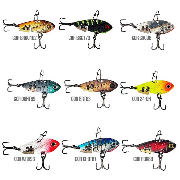 Isca Artificial Mini VIB 3.3cm 5.3g Fundo - Marine