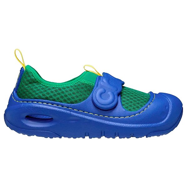 Tênis Swiftwater Splash Infantil Green Ivy Azul Verde - Crocs
