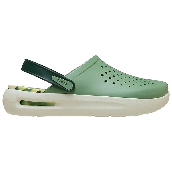 Sandália Inmotion Marbled Clog Moss Verde - Crocs