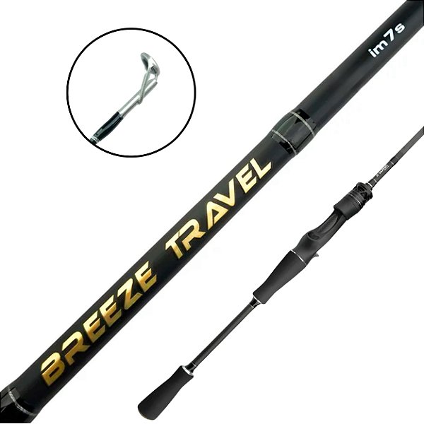 Vara Para Carretilha Breeze Travel 4 Partes 1.83m 10-25lbs - D'Lumin
