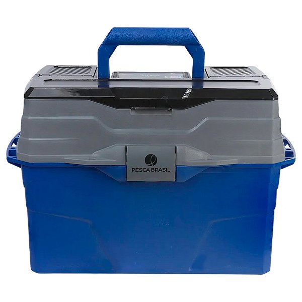 Maleta de Pesca PB Box + Estojo Azul Max -  Pesca Brasil