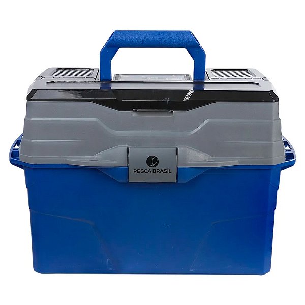 Maleta de Pesca PB Box Max + 3 Bandejas Articuladas - Pesca Brasil