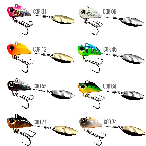 Isca Artificial Little Spin 16g Colher Folha - Yara