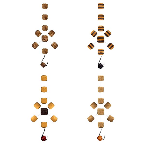 Manhoso X- EVA Ração 10mm Cor - Jr Pesca