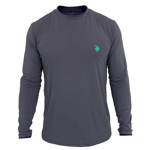 Camiseta Basica Masculina M/L UPF50+ Cor Clip - Fishing Company