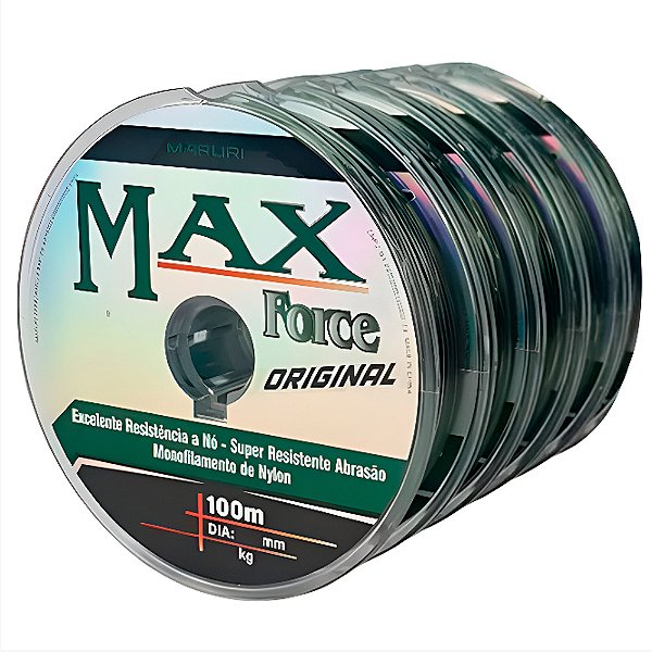 Linha Monofilamento Max Force 500mts - Maruri