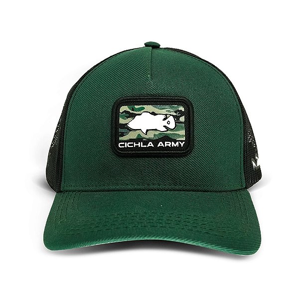 Boné Premium 20 Verde Preto - Presa Viva