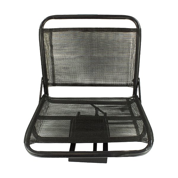 Banco Para Barco Assento/Encosto de Tela Emborrachado Preta Ref.1437 - Narciso