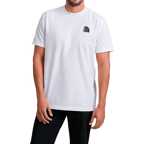 Camiseta Unissex Garment Dye Tee M/C Branca Estampa Preta LA9 - The North Face