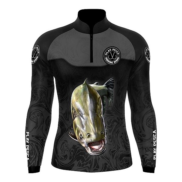 Camisa de Pesca FPS 50+ Tamba Cinza - Play Pesca