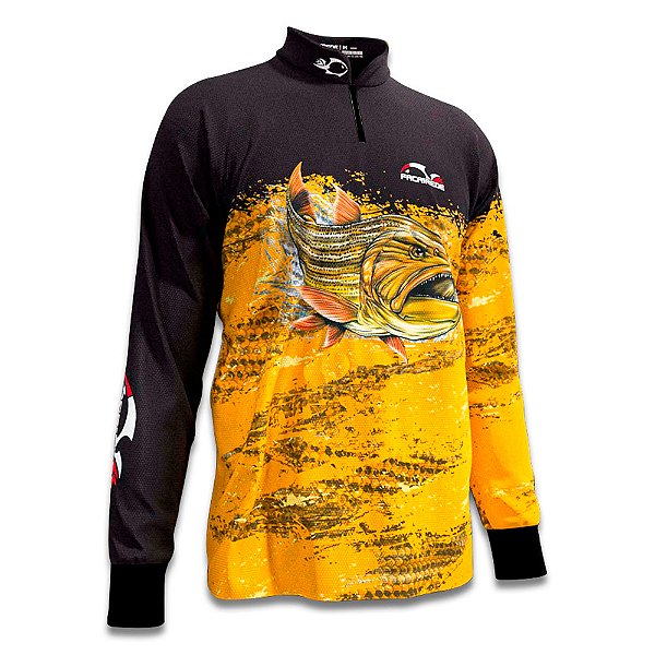 Camiseta de Pesca All Protect Dourado - Faca na Rede