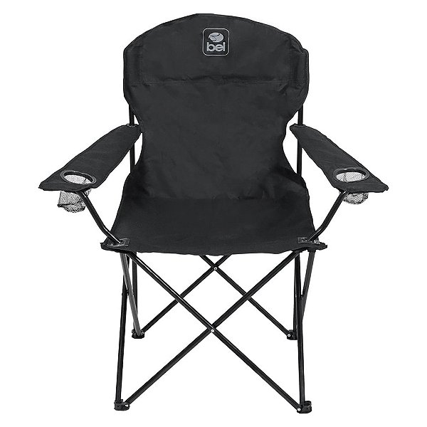 Cadeira Dobrável Araguaia Comfort Max 150kg Preta - Bel