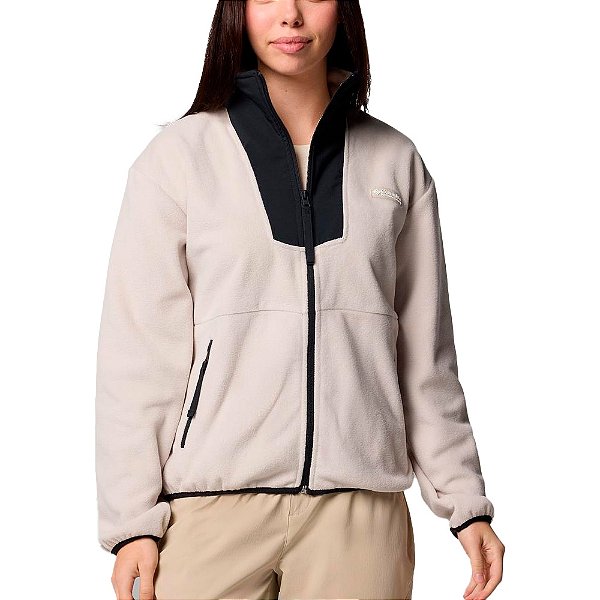Jaqueta Fleece Feminino Sequoia Grove Dark Stone/Black - Columbia