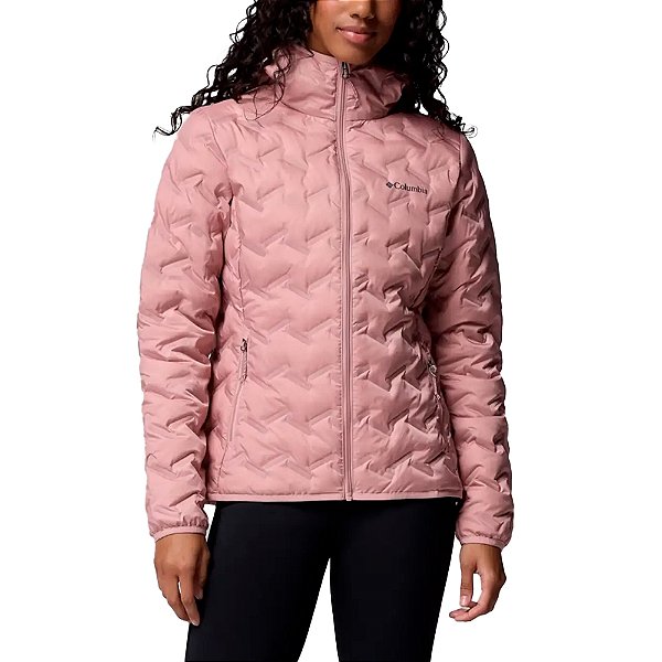 Jaqueta Feminina C/ Capuz Down Delta Ridge II Eraser Pink Rosa - Columbia