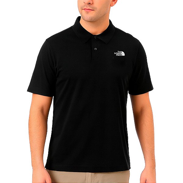 Camiseta Polo Masculina Adventure Preta - The North Face