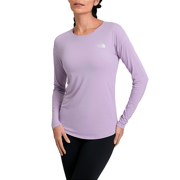 Camiseta Feminina M/L Hyper Tee Lilás AO49N 7OE - The North Face