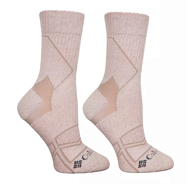 Meia Hike Quarter Medium Weight Khaki - Columbia