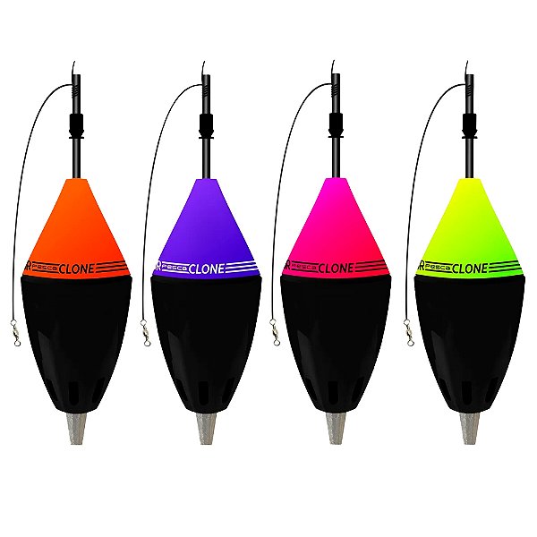 Bóia Cevadeira Clone Copo Preto 65g - Jr Pesca
