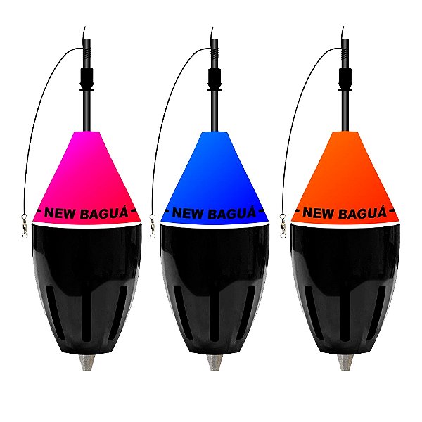Bóia Cevadeira New Baguá Copo Preto 60g - Jr Pesca