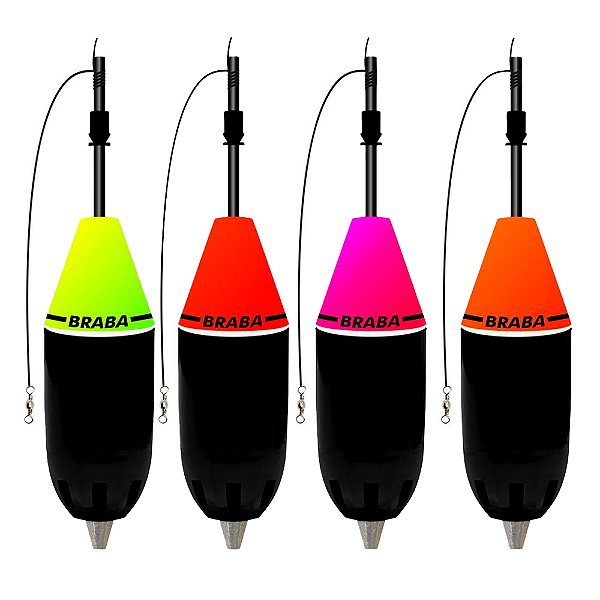 Bóia Cevadeira Braba Copo Preto 47g - Jr Pesca