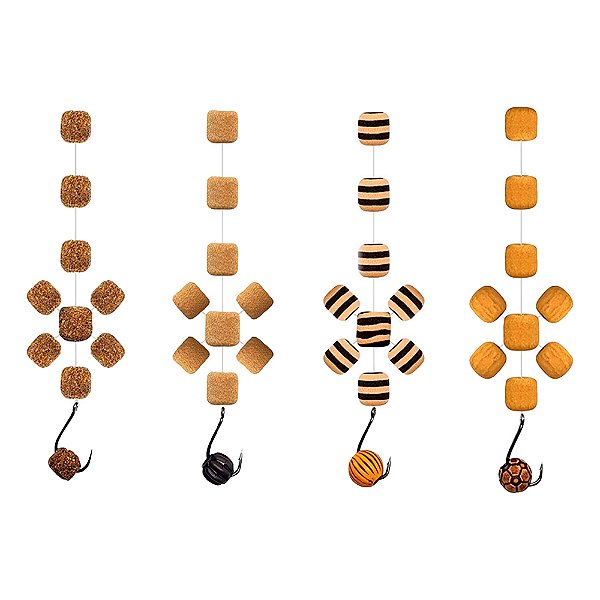 Manhoso Cruzado EVA Ração 9mm - Jr Pesca