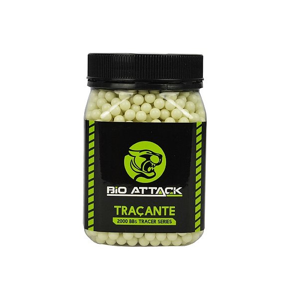 Esferas Plasticas BioAttack Airsoft BB 0.20g Tracante