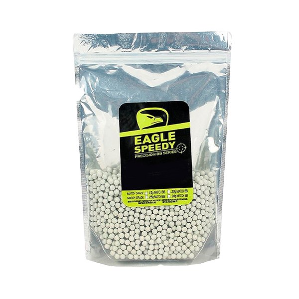 ESFERAS PLASTICAS EAGLE SPEEDY 0.12G 5000 UNIDADES