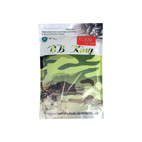 BBs Airsoft Munição Plástica BB King 0.30g 1kg