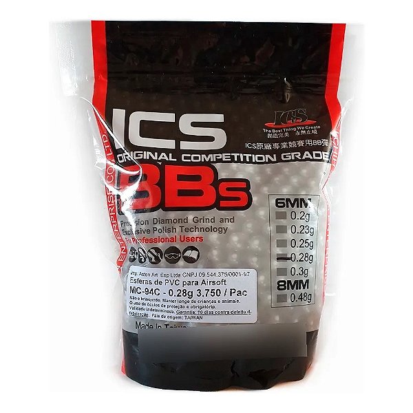 ESFERAS PLASTICA BRASIL 0.28GR 2500 UNIDADES