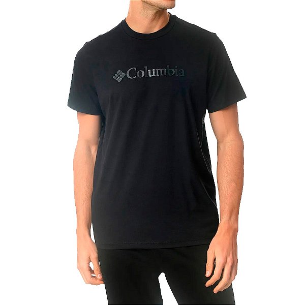 Camiseta Basica Logo II BR Shado Plus Size - Columbia