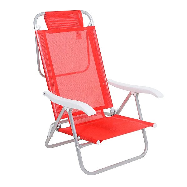 Cadeira Aluminio Sannet Sunny 6 Posiçoes Cores Sortida - Bel